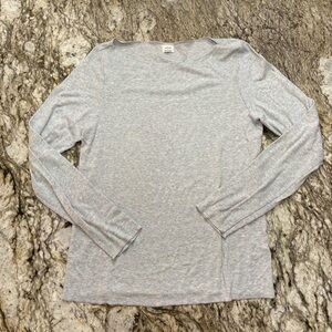 Aritzia Wilfred Boat Neck Long Sleeve Top